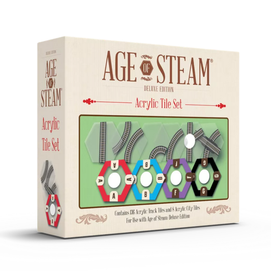Age of Steam: Deluxe Edition – Acrylic Tile Set Board Games Eagle-Gryphon Games 