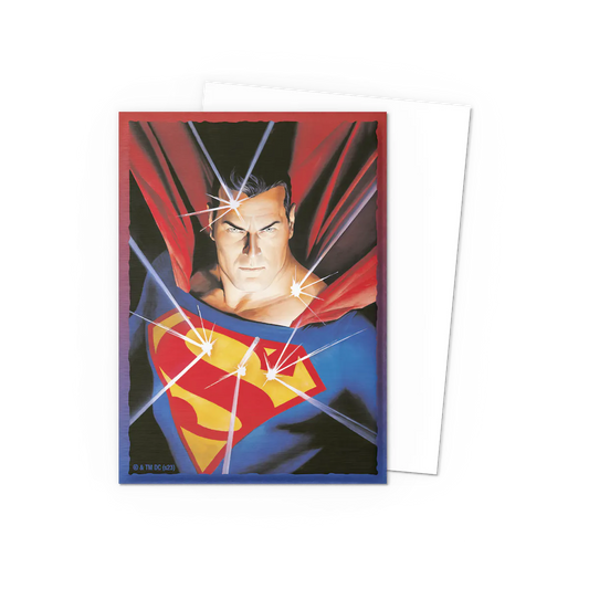Superman - Brushed Art Standard Size Sleeves Card Sleeves Dragon Shield 