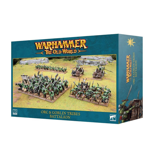 Warhammer the Old World: Orc & Goblin Tribes Battalion Miniatures Games Workshop 