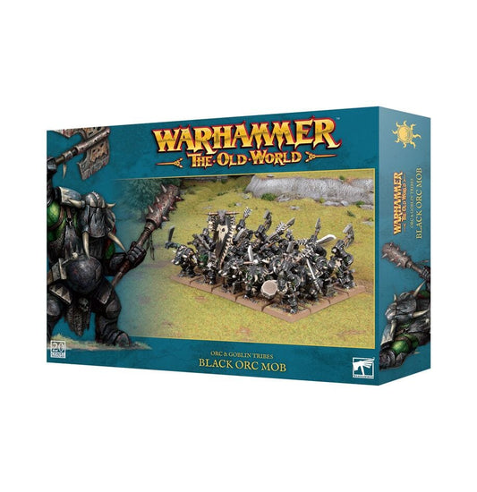 Warhammer the Old World: Orc & Goblin Tribes - Black Orc Mob Miniatures Games Workshop 