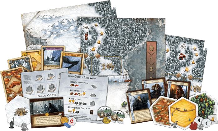 A Game of Thrones: Catan – Brotherhood of the Watch Board Games FFG 
