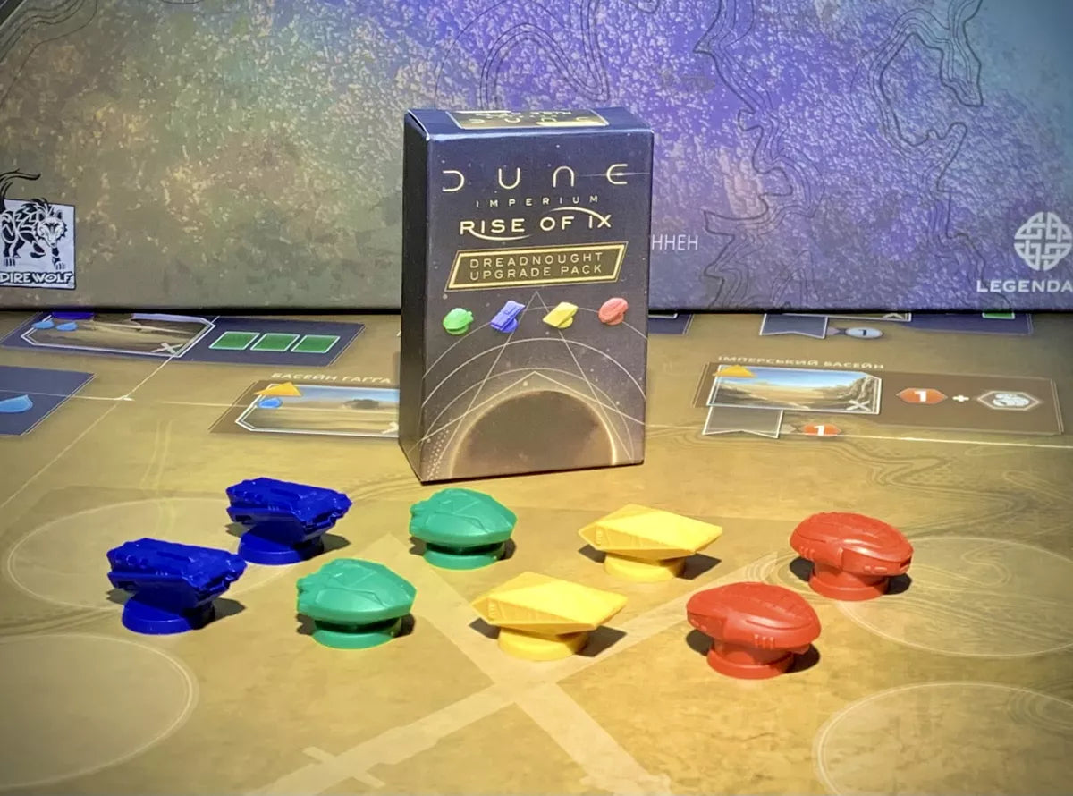 Now that Dune: Imperium Deluxe Upgrade Packs have begun arriving, we've been getting questions on how to best store the components. You're free to organize the box however you want, but here's