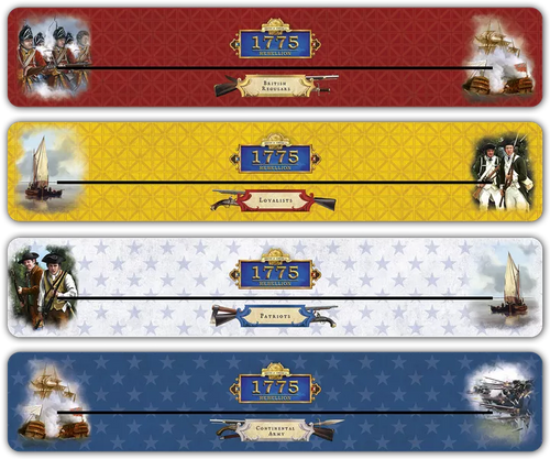 1775: Rebellion Card Holder (4pc) Accessories ACADEMY GAMES