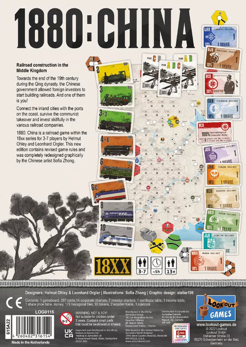 1880 China Board Games Lookout Games