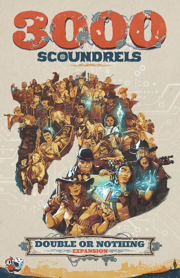 3000 Scoundrels: Double or Nothing Expansion Board Games Unexpected Games