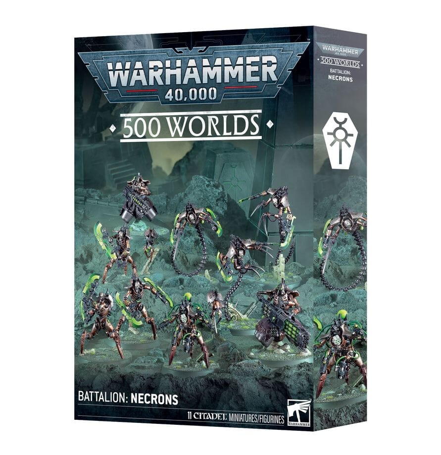 500 Worlds Battalion: Necrons Miniatures Games Workshop 