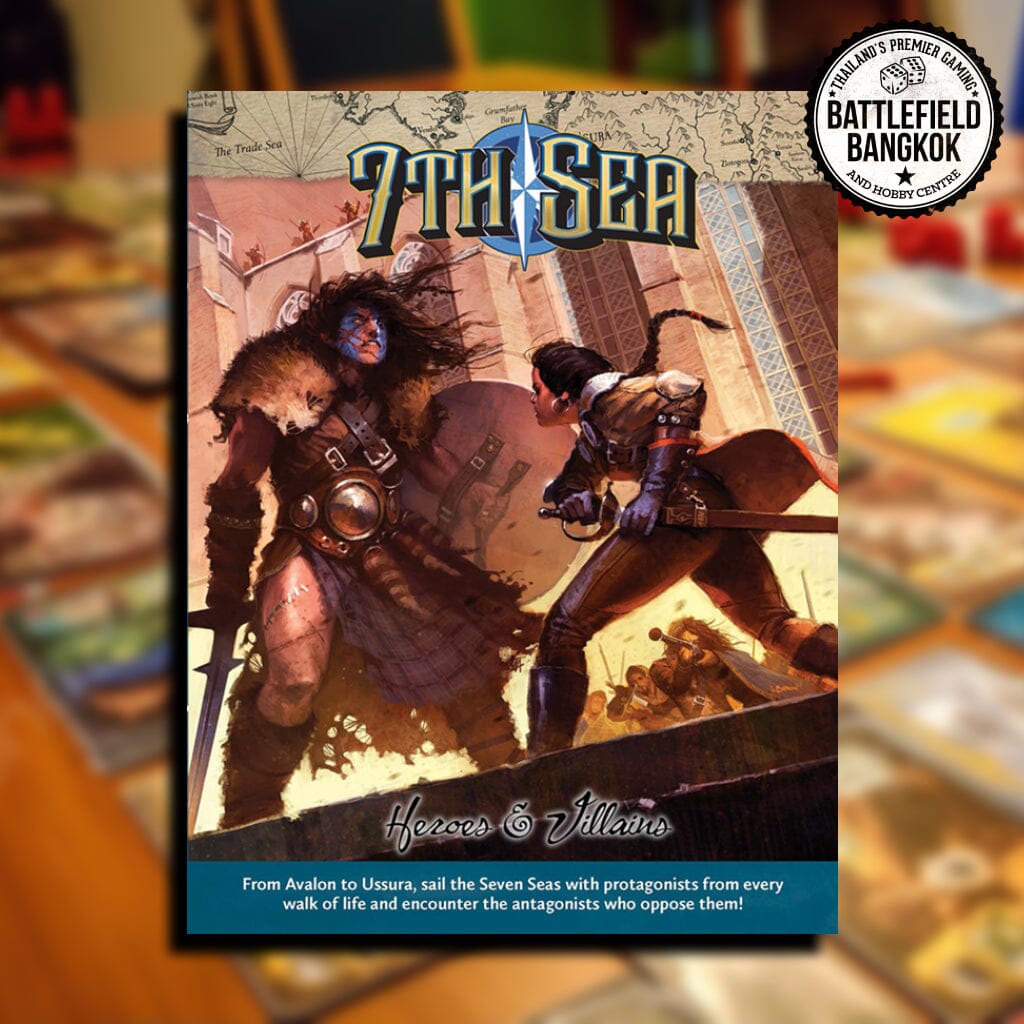 7th Sea 2nd Edition: Heroes & Villains [Role-playing Games] RPG Chaosium 