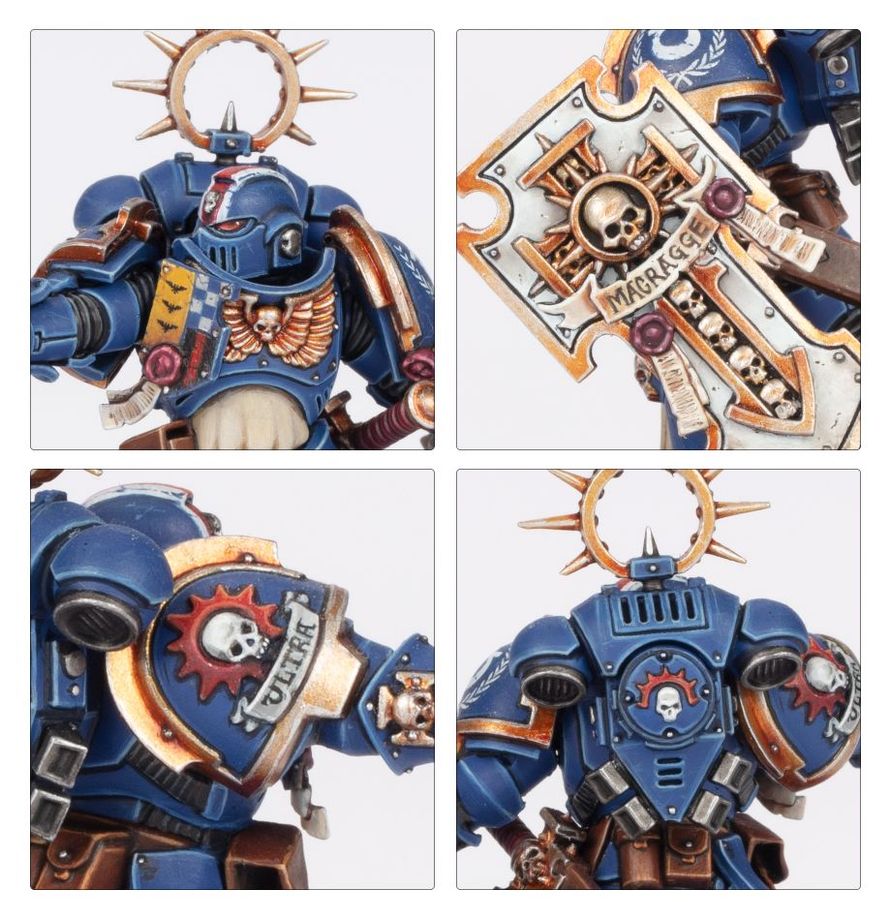 Space Marines: Lieutenant with Storm Shield