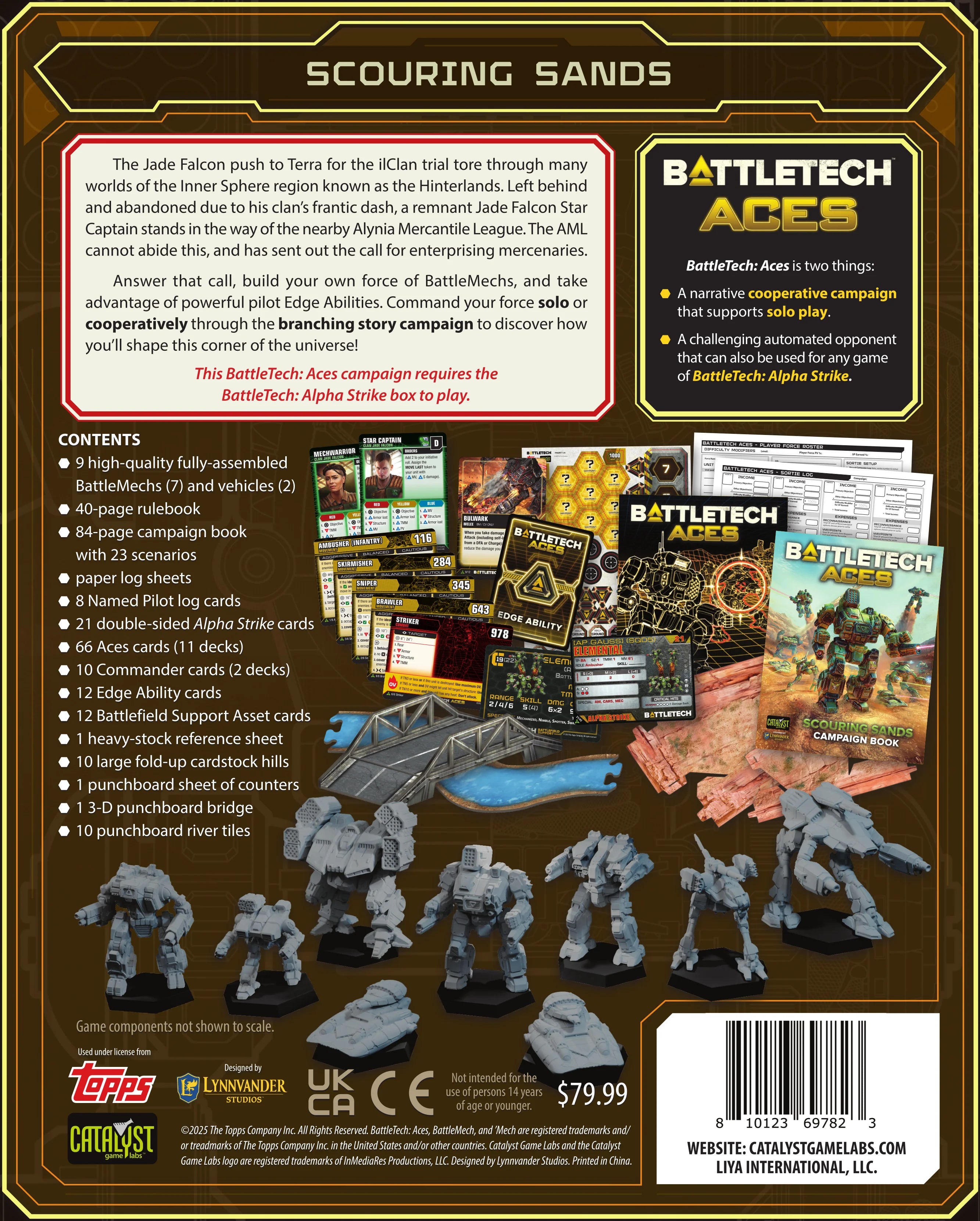 BattleTech Aces Scouring Sands - Alpha Strike