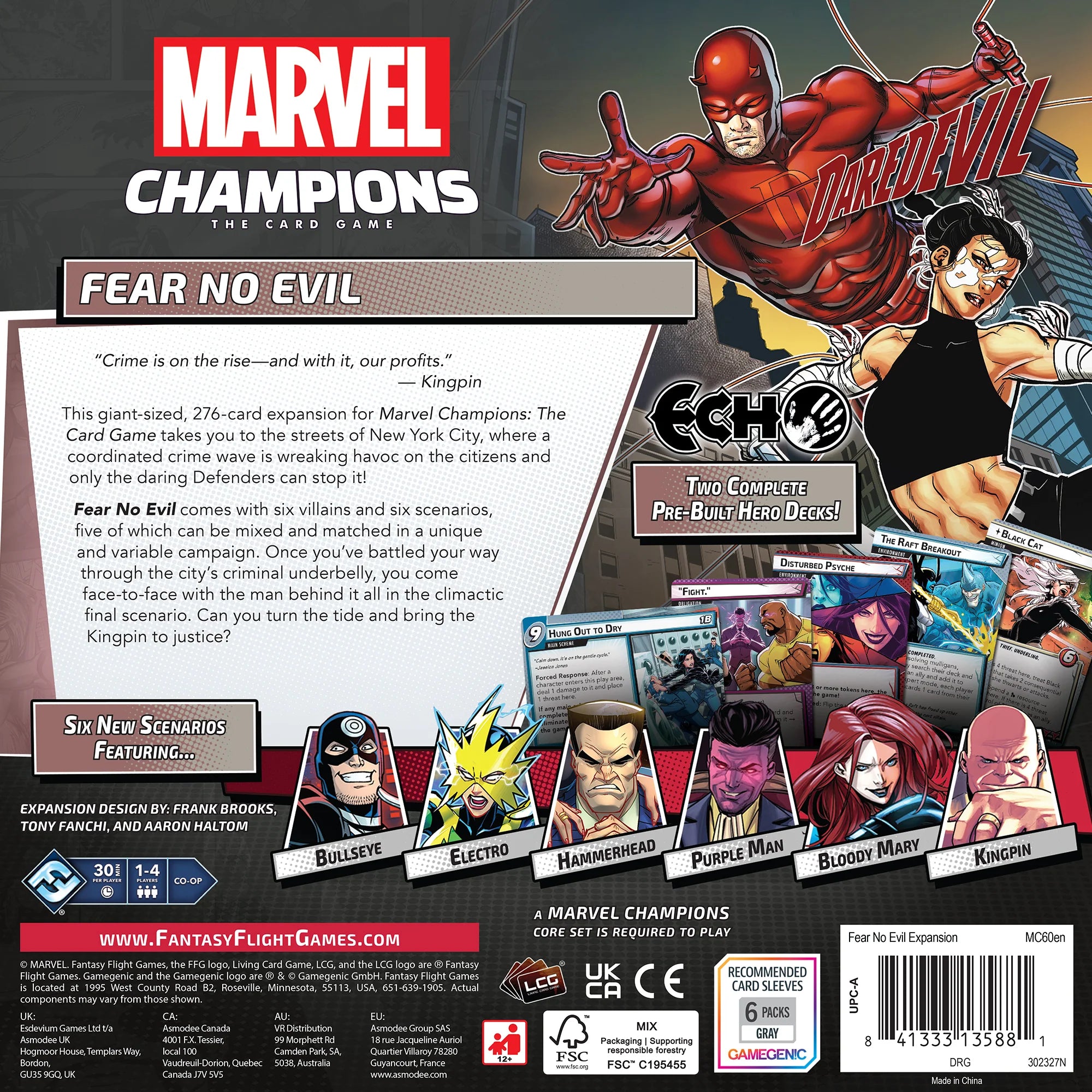 Marvel Champions LCG: Fear No Evil Expansion