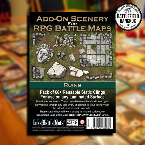 Add-On Scenery for RPG Maps: Ruins [Role-playing Games] RPG Loke 