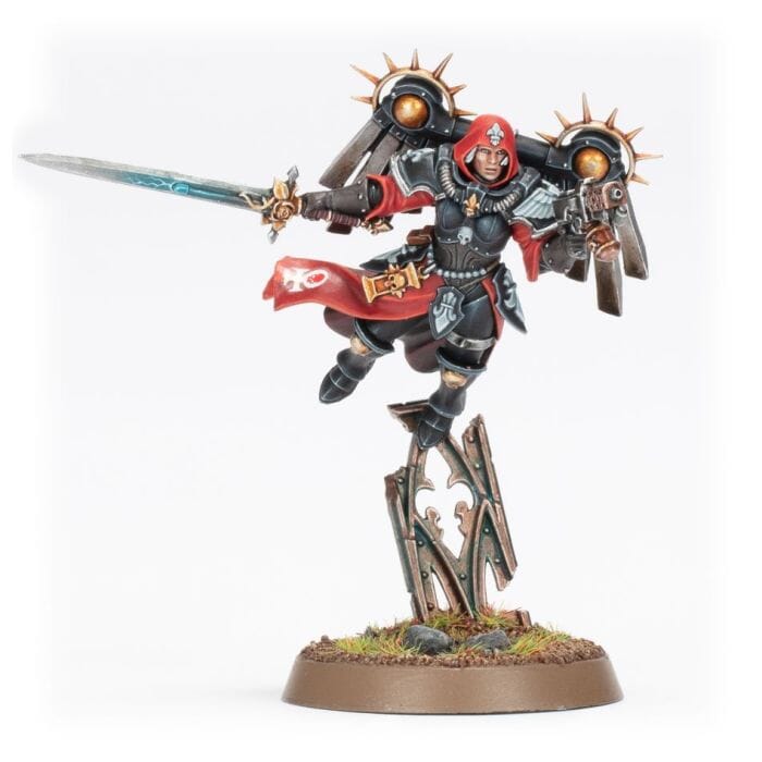 Adepta Sororitas: Canoness with Jump Pack Miniatures Games Workshop