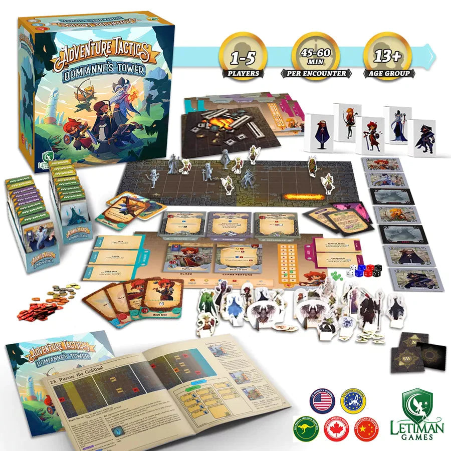 Adventure Tactics: Domianne's Tower [DAMAGED] Board Games Letiman Games