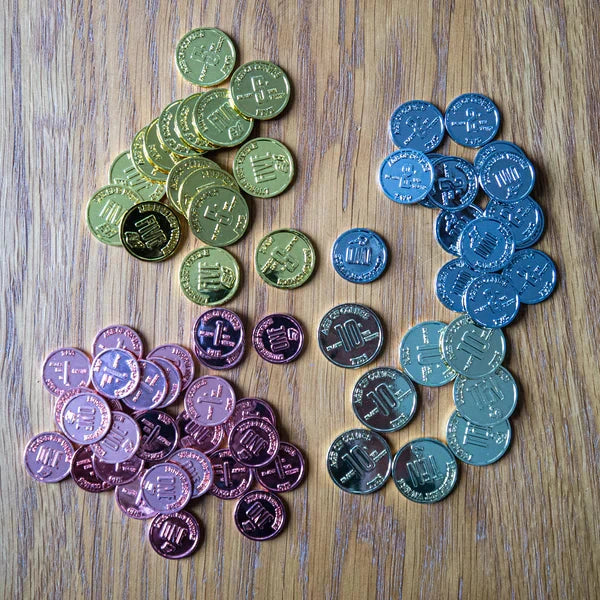 Age Of Comics Board Game: Metal Coins Board Games Lirius Games