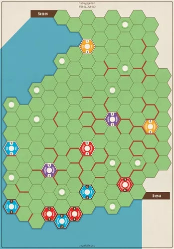 Age of Steam Deluxe: Expansion Hungary & Finland Maps Board Games Eagle-Gryphon Games