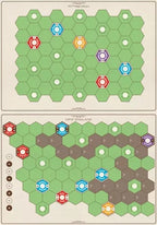 Age of Steam Deluxe: Expansion New England/Pittsburgh & Switzerland Maps Board Games Eagle-Gryphon Games