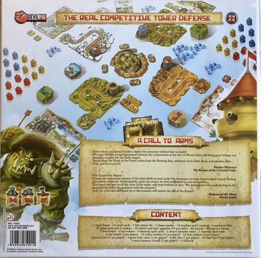 Age of Towers Board Games Devil Pig Games