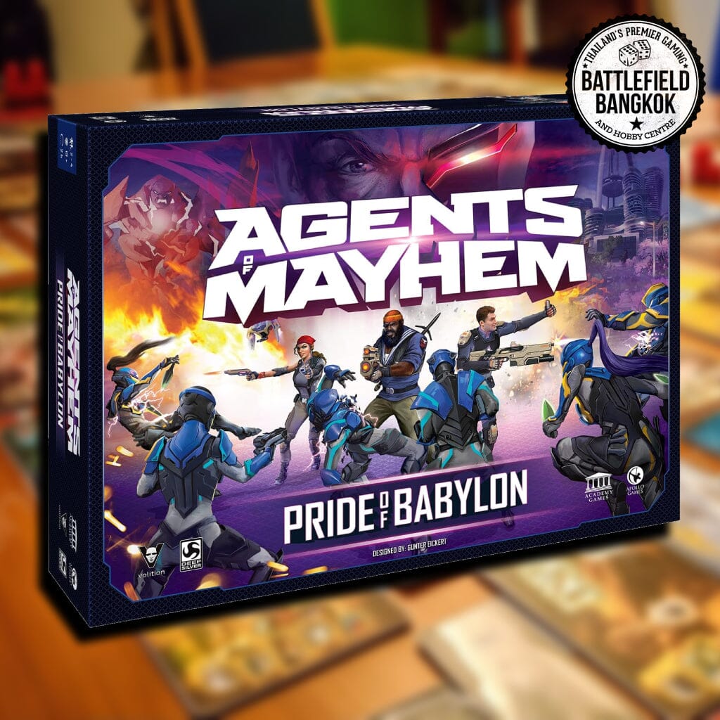 Agents of Mayhem: Pride of Babylon Expansion [Boardgame] Board Games ACADEMY GAMES 