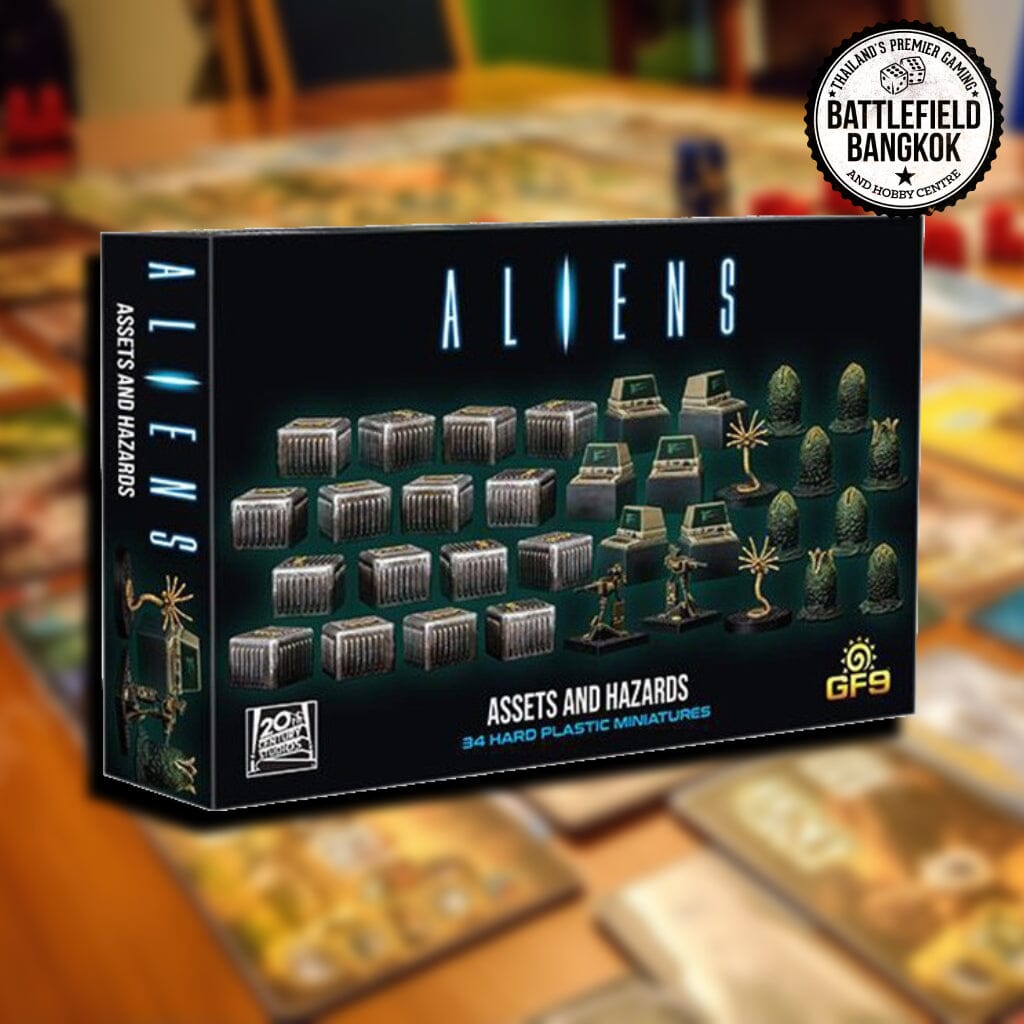 Aliens: Assets and Hazards Expansion [Boardgame] Board Games Pegasus Spiele 