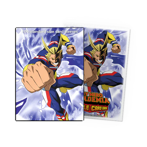 All Might Punch - My Hero Academia Licensed Sleeves (100) Standard Size Card Sleeves Dragon Shield