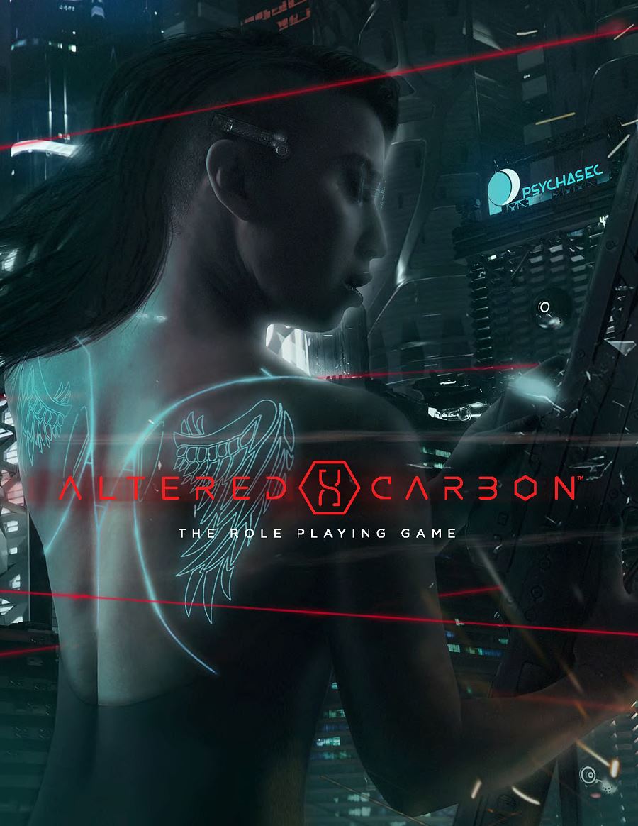 Altered Carbon RPG Core Book RPG Renegade Games Studios