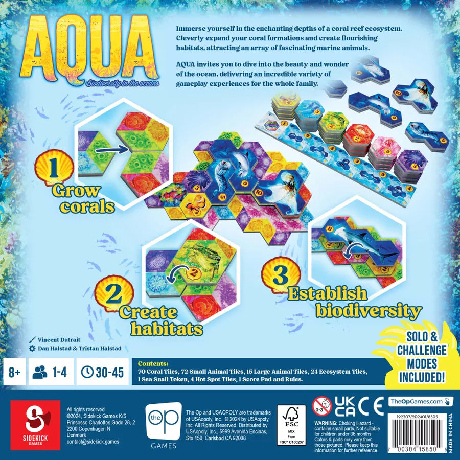 AQUA: Biodiversity in the Oceans Board Games Sidekick Games