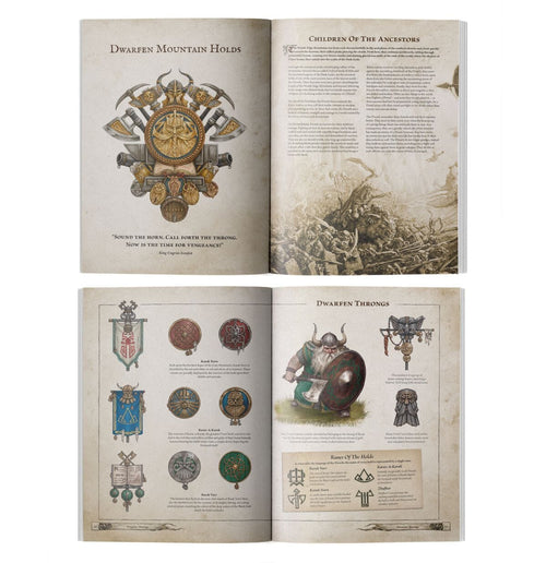 Arcane Journal: Dwarfen Mountain Holds Rulebook Games Workshop