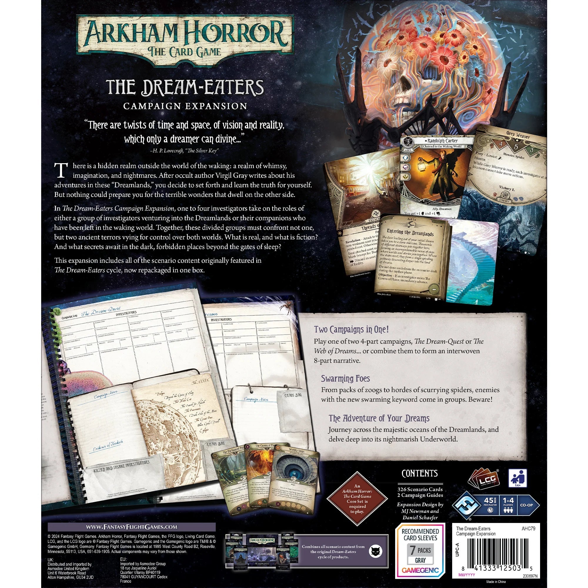 Arkham Horror LCG: The Dream-Eaters Revised Campaign Expansion LCG FFG