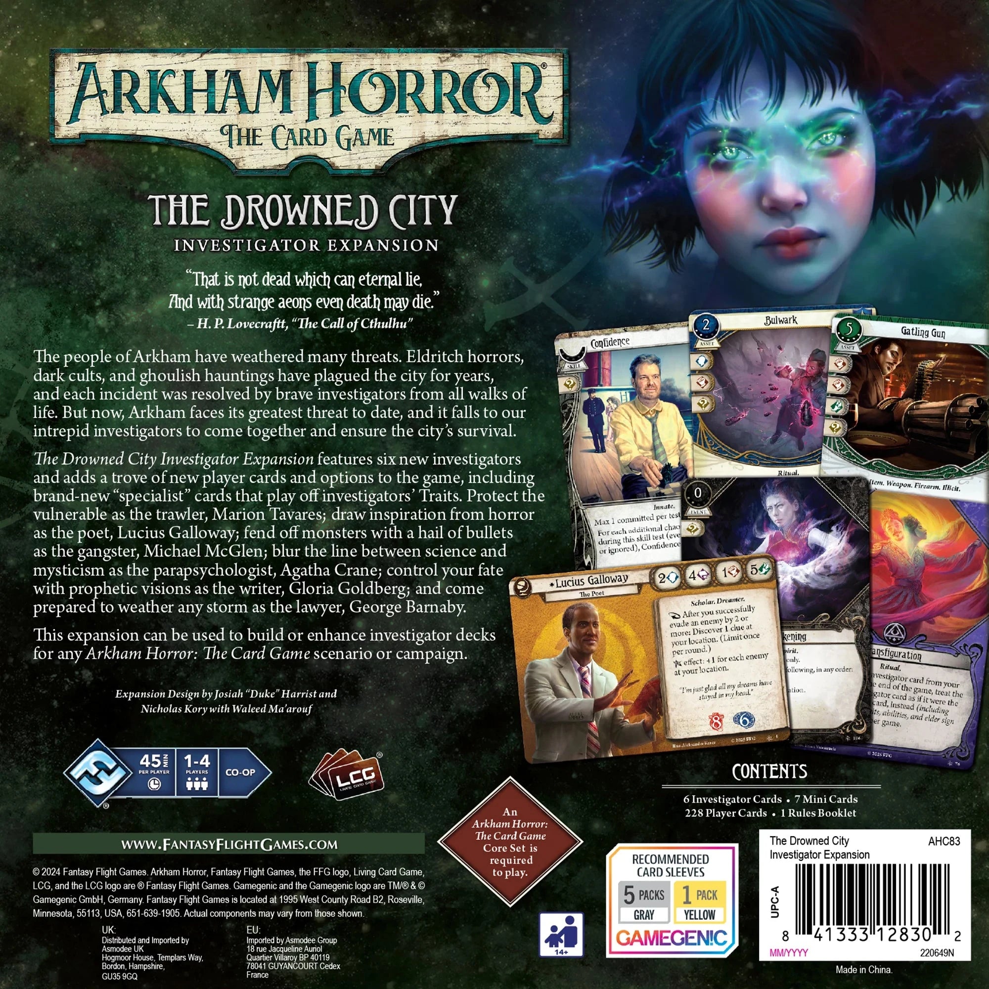Arkham Horror LCG: The Drowned City Investigator Expansion LCG FFG