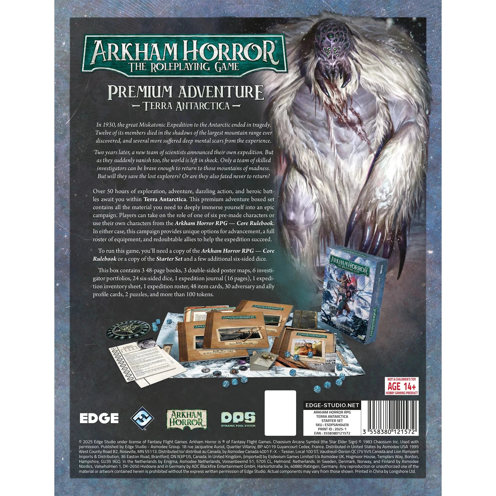 Arkham Horror The Roleplaying Game: RPG Terra Antarctica RPG Edge Studio 