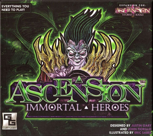 Ascension: Immortal Heroes Deck Building Game Stone Blade Entertainment