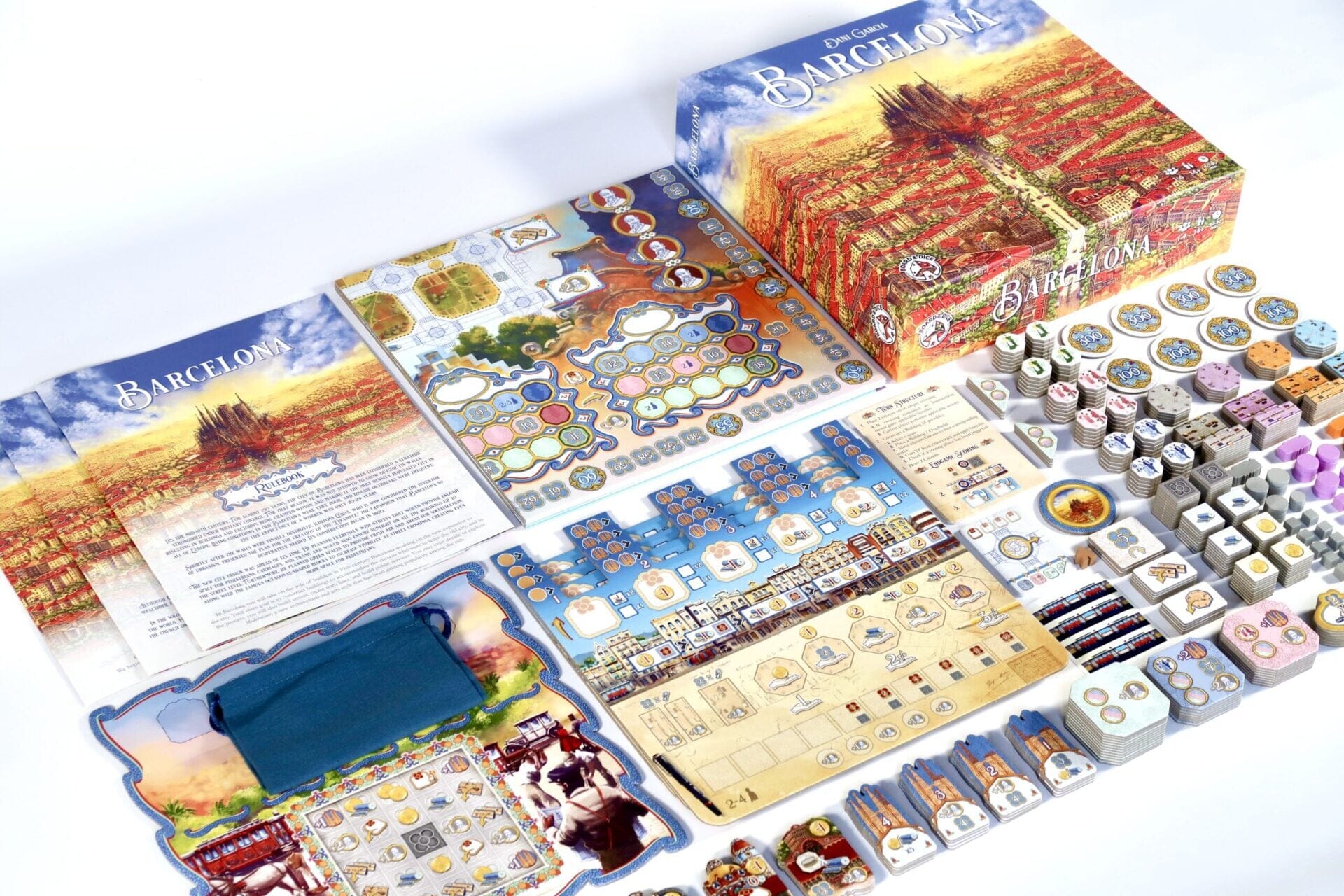 Barcelona - tile laying worker placement board game Board Games Board & Dice