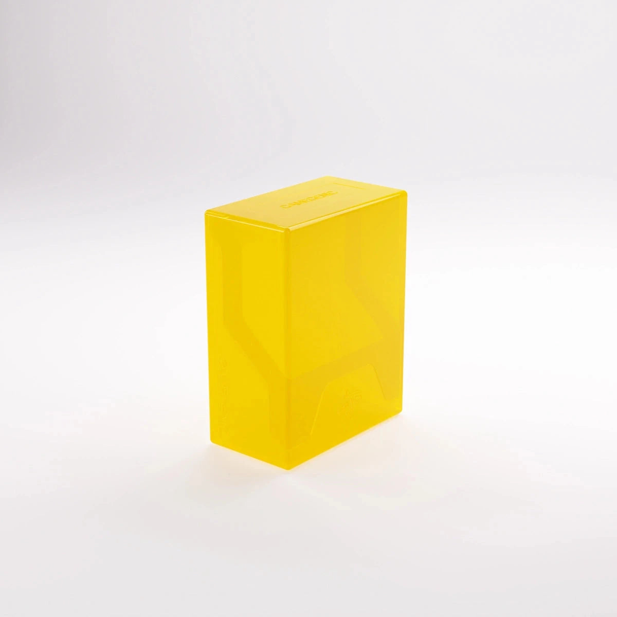 Bastion (50+) Deck Box Card Game Accessories Gamegenic Yellow 