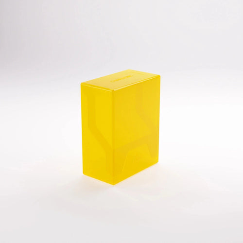 Bastion (50+) Deck Box Card Game Accessories Gamegenic Yellow 