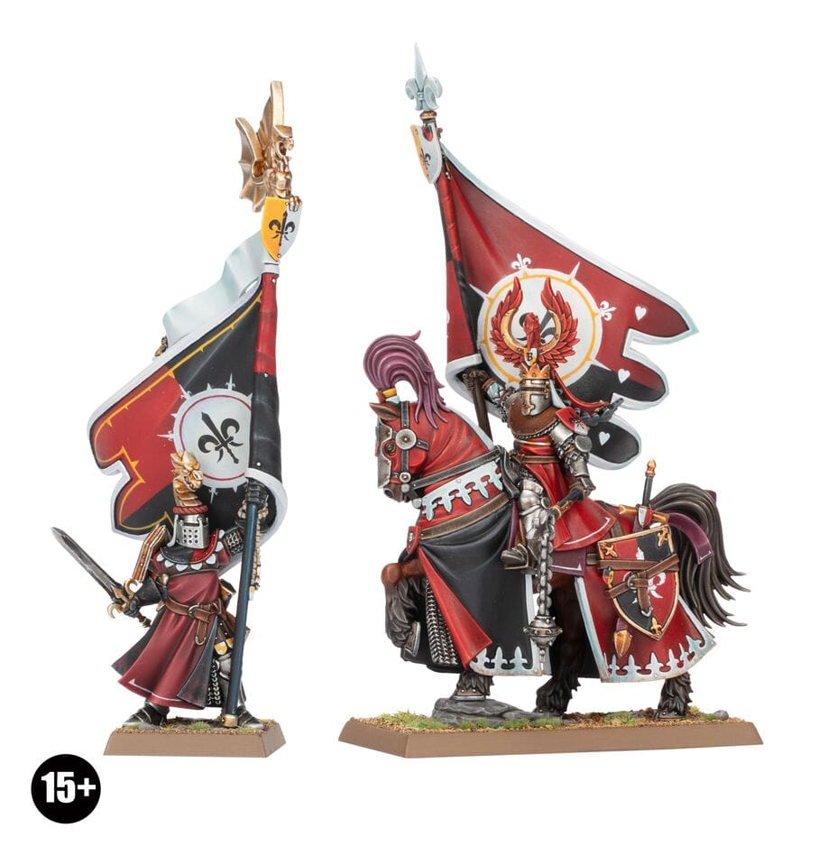 BATTLE STANDARD BEARER MOUNTED AND ON FOOT Miniatures forgeworld