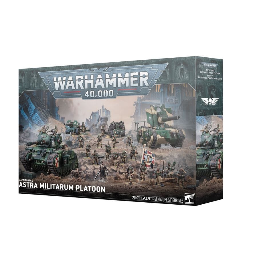 Battleforce: Astra Militarum Platoon Miniatures Games Workshop 
