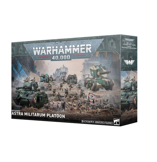 Battleforce: Astra Militarum Platoon Miniatures Games Workshop 