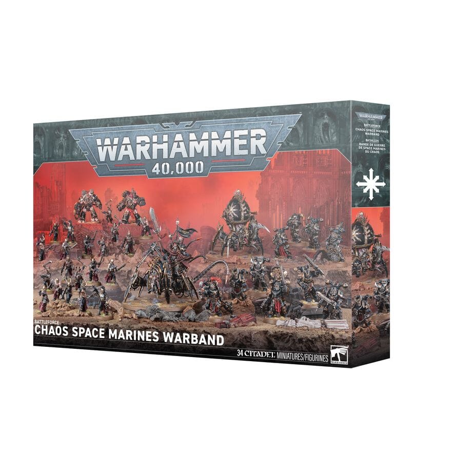 Battleforce: Chaos Space Marines Warband Miniatures Games Workshop 
