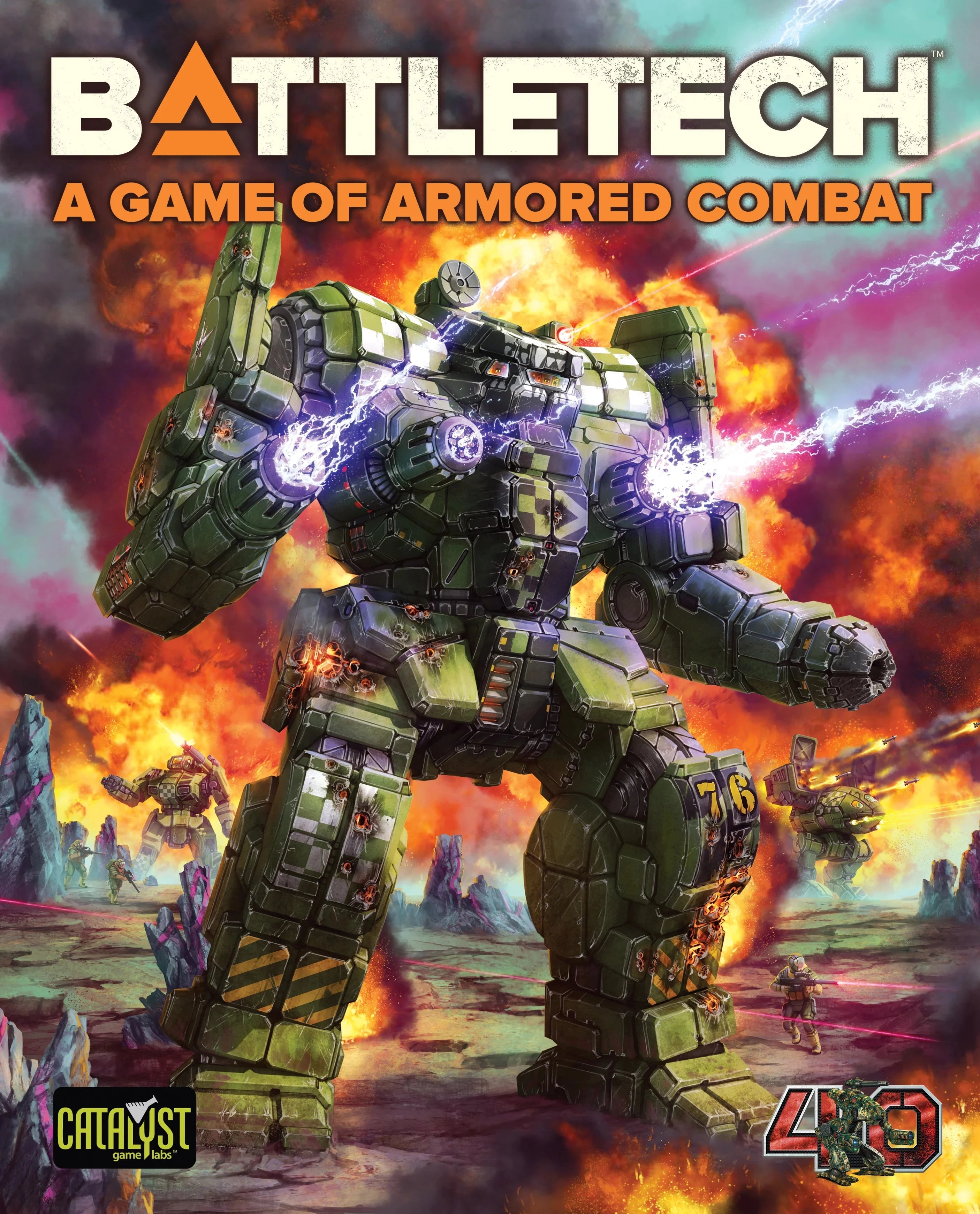 BattleTech - A Game of Armored Combat 40th Anniversary Board Games Catalyst Game Labs 