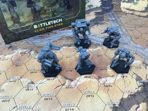 BattleTech Forcepacks: Clan - Clan Fire Star Miniatures Catalyst Game Labs