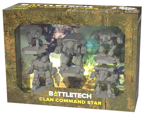 BattleTech Forcepacks: Clan - Command Star Miniatures Catalyst Game Labs