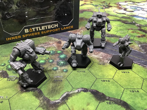 BattleTech: Inner Sphere Support Lance Miniatures Catalyst Game Labs