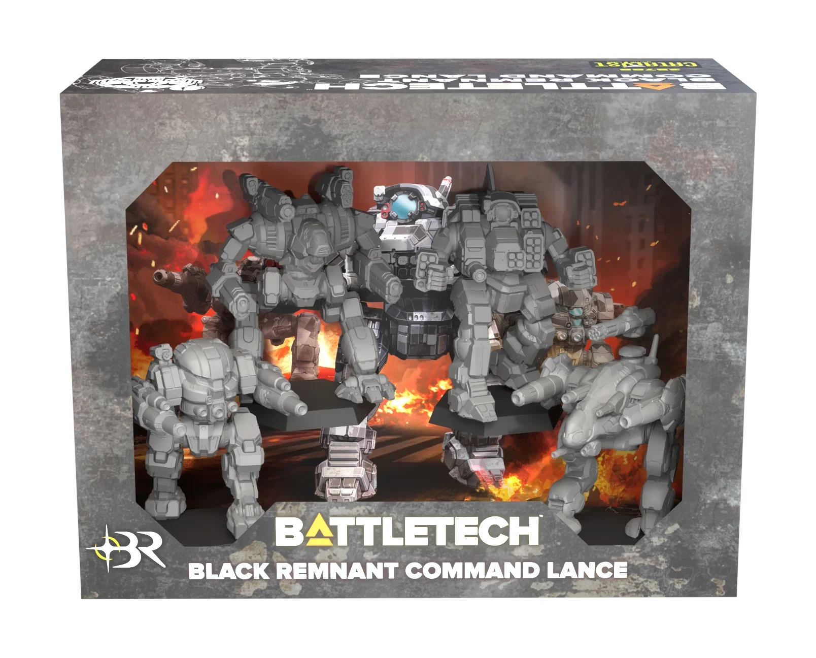 BattleTech: Miniature Force Pack - Black Remnant Command Lance Board Games CATALYST GAME LABS