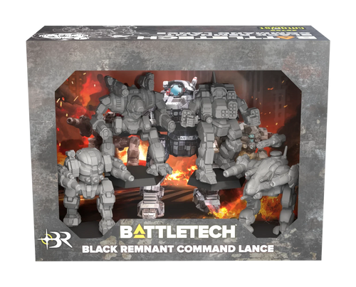 BattleTech: Miniature Force Pack - Black Remnant Command Lance Board Games CATALYST GAME LABS