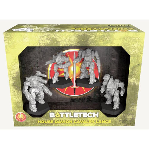 BattleTech: Miniature Force Pack - House Davion Cavalry Lance Board Games CATALYST GAME LABS