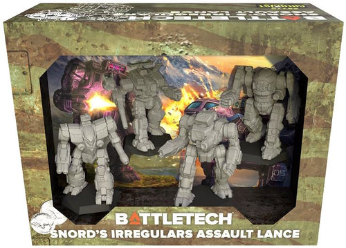 BattleTech: Snord's Irregulars Assault Lance Miniatures Catalyst Game Labs