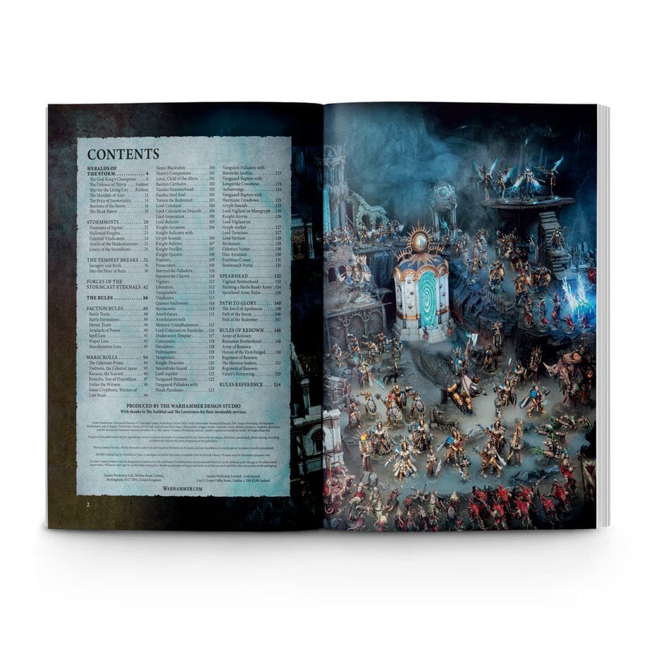 Battletome: Stormcast Eternals (2024) Rulebook Games Workshop