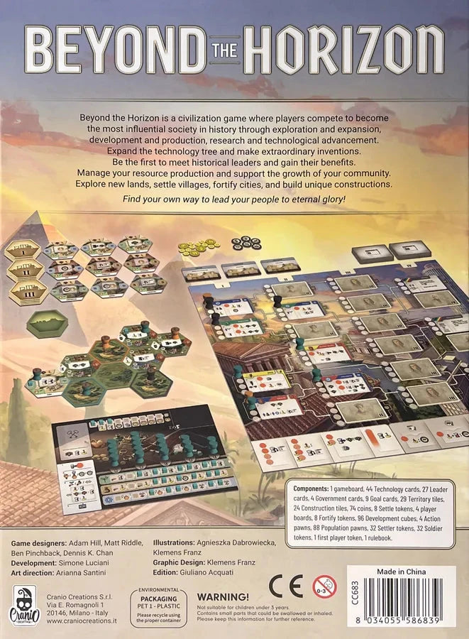 Beyond the Horizon Board Games Cranio Creations