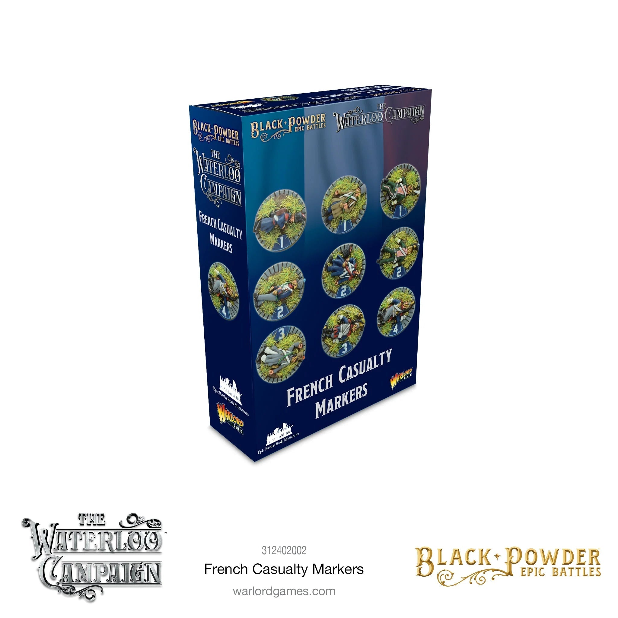 Black Powder Epic Battles: Waterloo - French Casualty Markers Miniatures Warlord Games