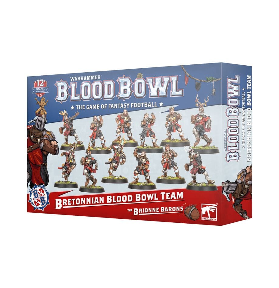 Blood Bowl: Bretonnian Team – The Brionne Barons Miniatures Games Workshop 